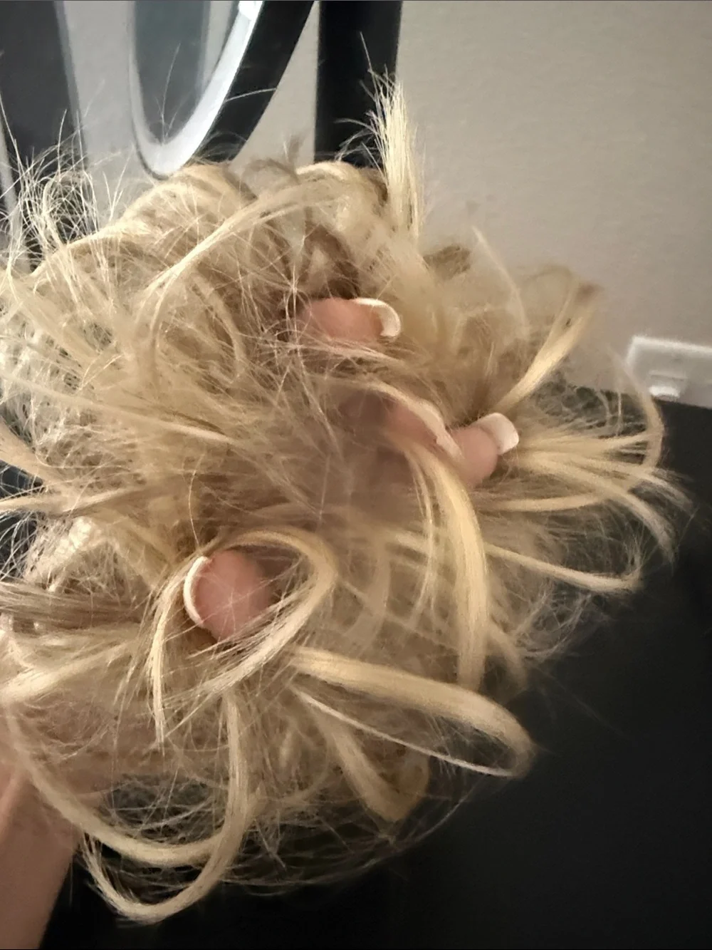 Blonde Clip-In Hairpiece - Natural Blonde Hair Bun